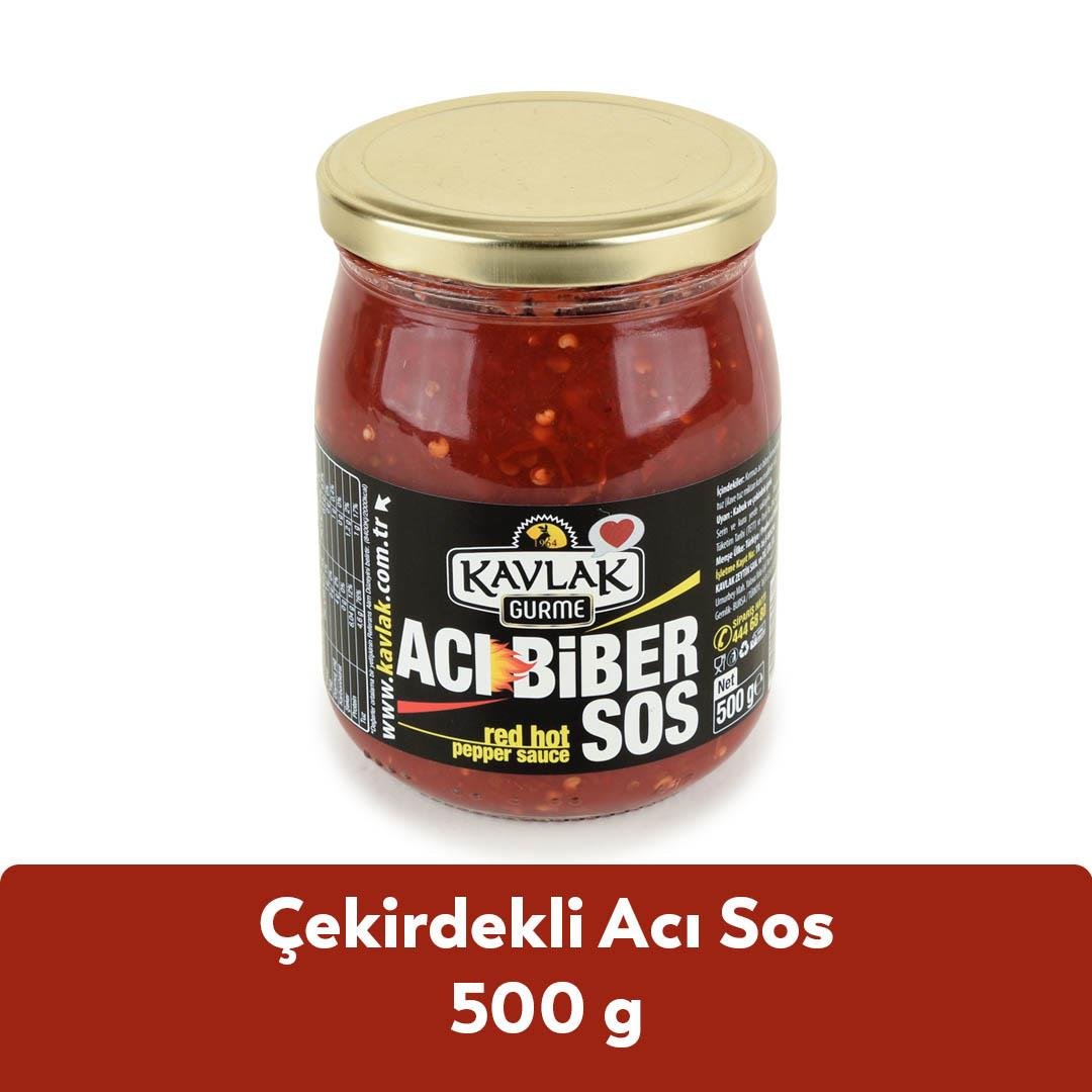 Çekirdekli Acı Sos 500 Gr
