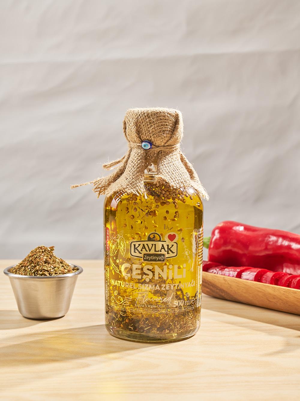 Çeşnili Zeytinyağı 500 Ml