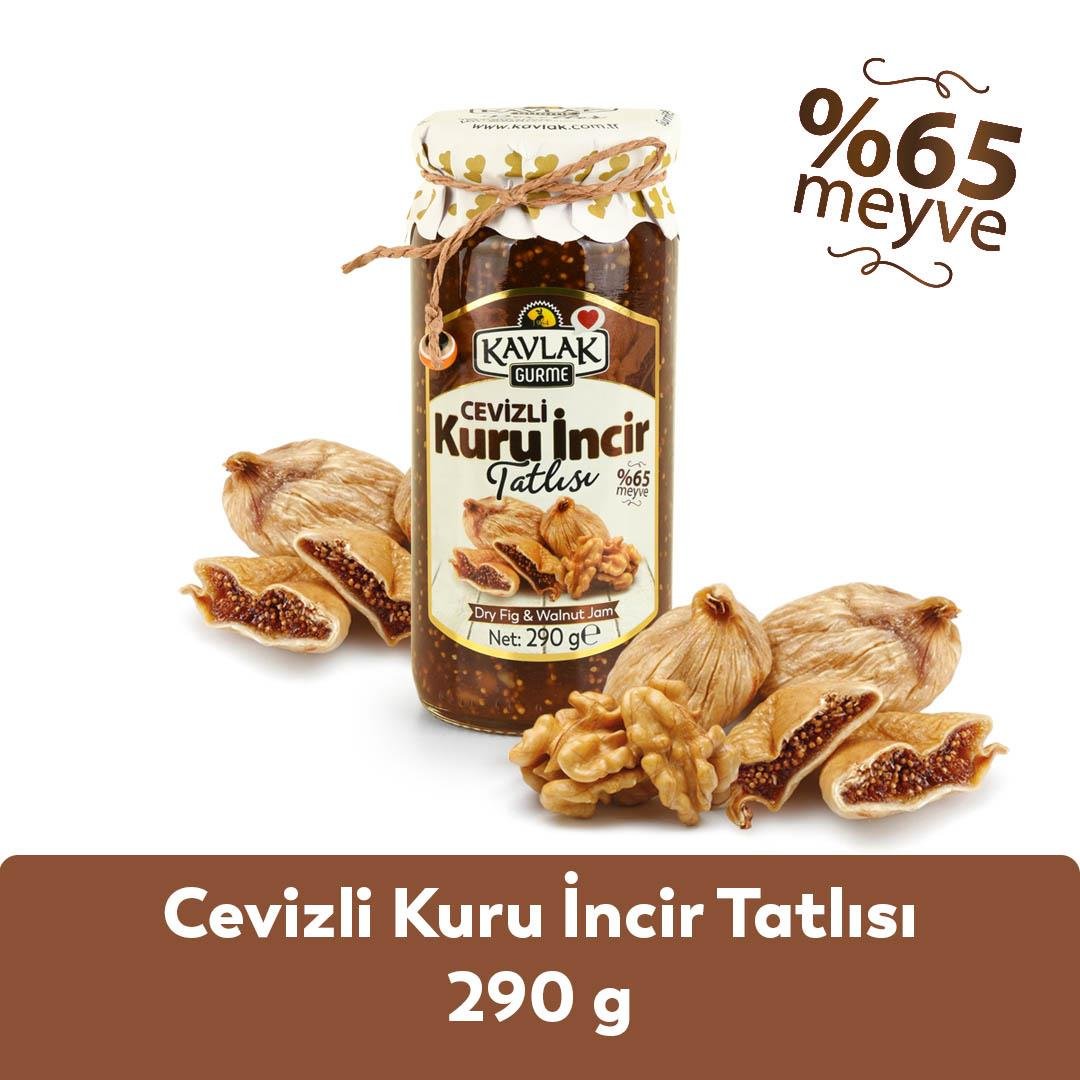 Ceviz-Kuru İncir Reçeli 290 Gr Cam Kavanoz