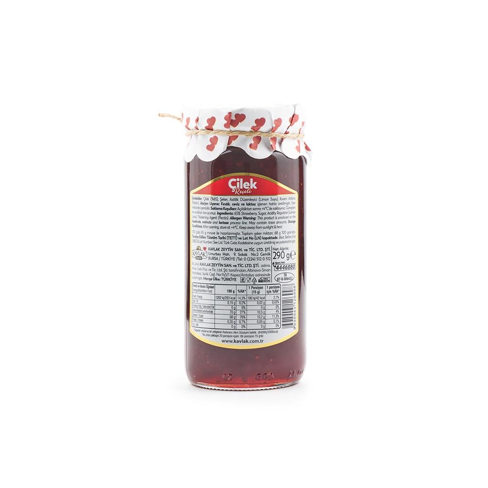 Çilek Reçeli 290 Gr Cam Kavanoz