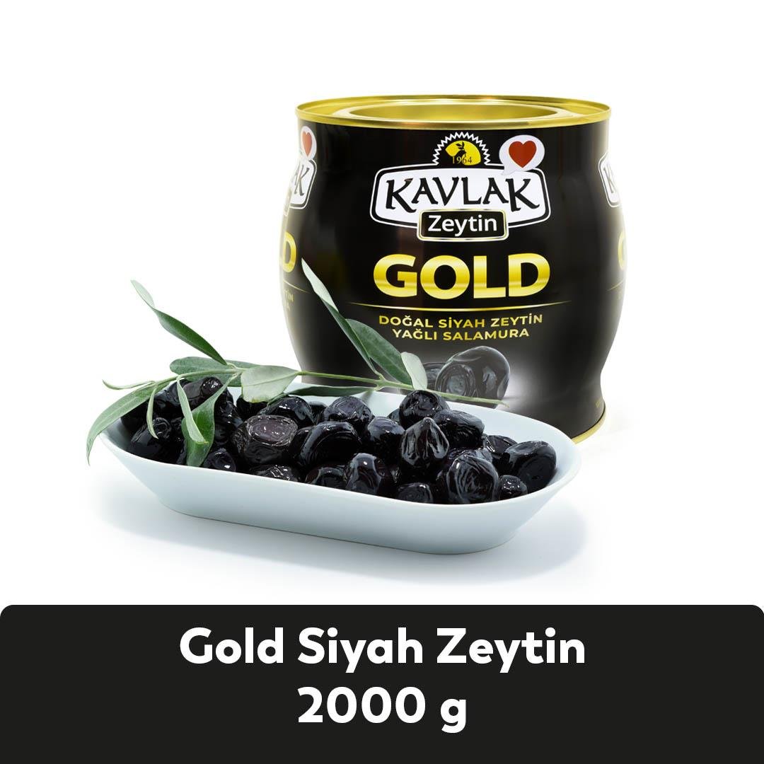 Gold Gemlik Siyah Zeytin 2 kg (brüt)