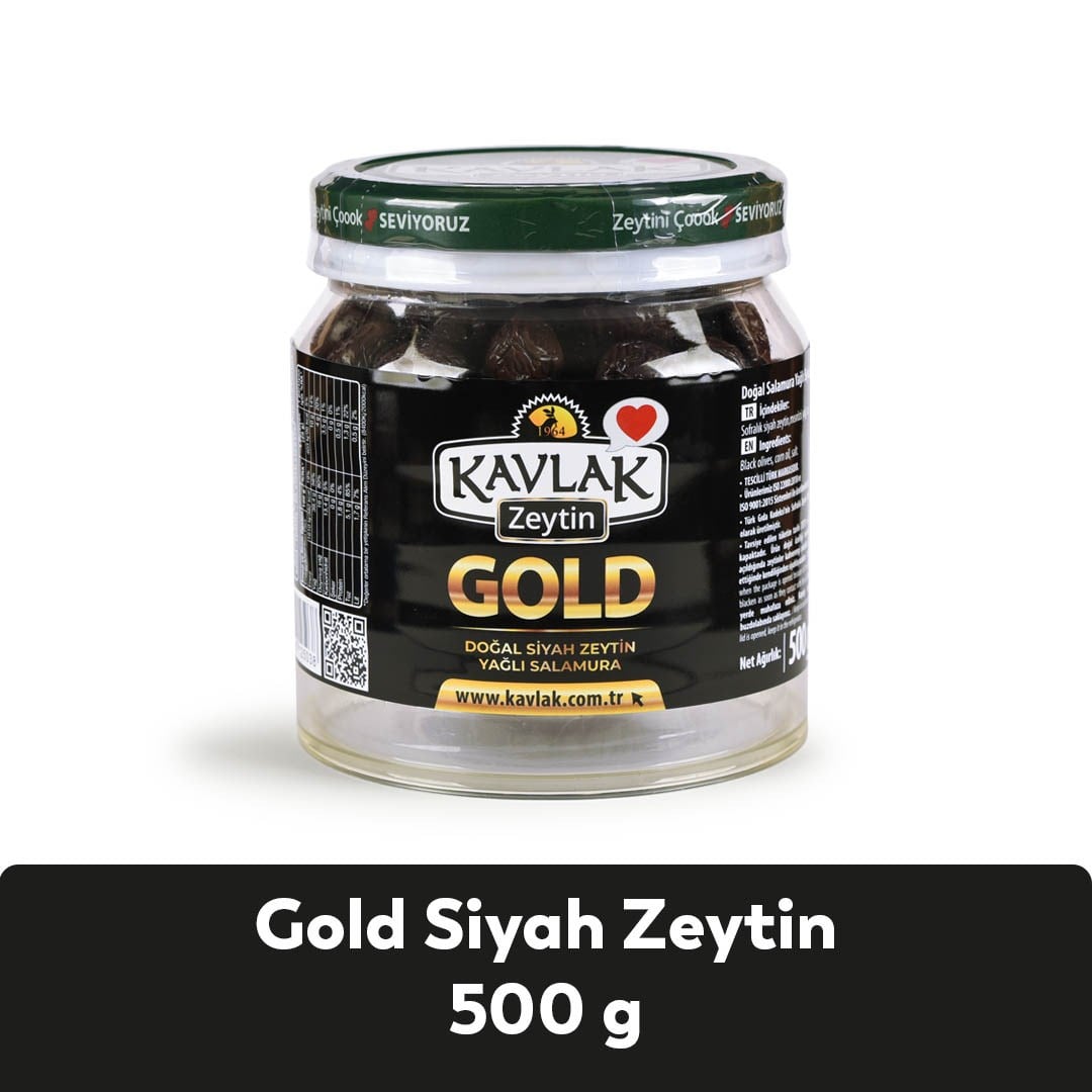 Gold Gemlik Siyah Zeytin 500 Gr 3 AL 2 ÖDE