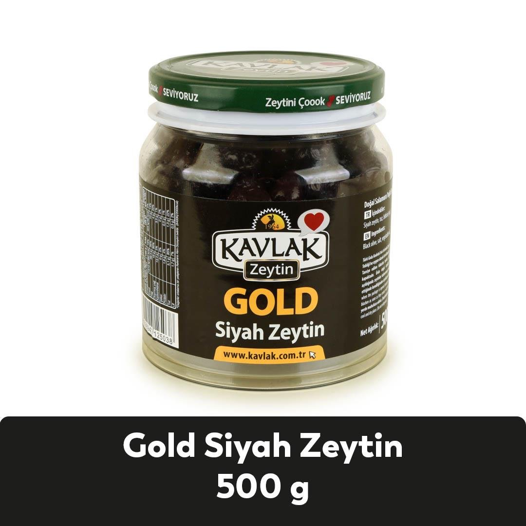 Gold Siyah Zeytin 500 Gr