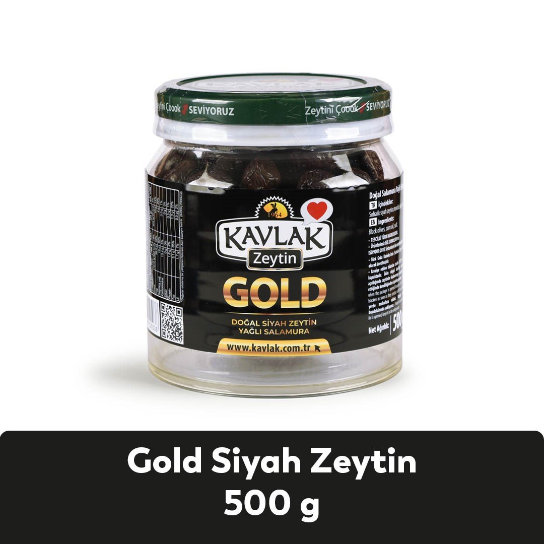 Gold Siyah Zeytin 500 Gr