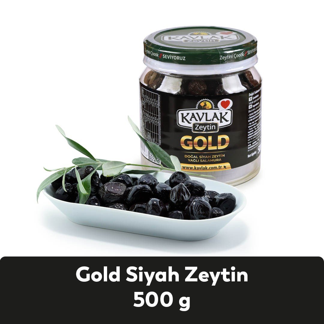 Gold Siyah Zeytin 500 Gr