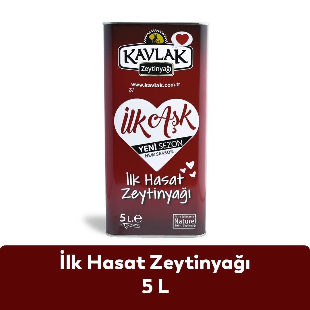 İlk Hasat Soğuk Sıkım Zeytinyağı 5 lt