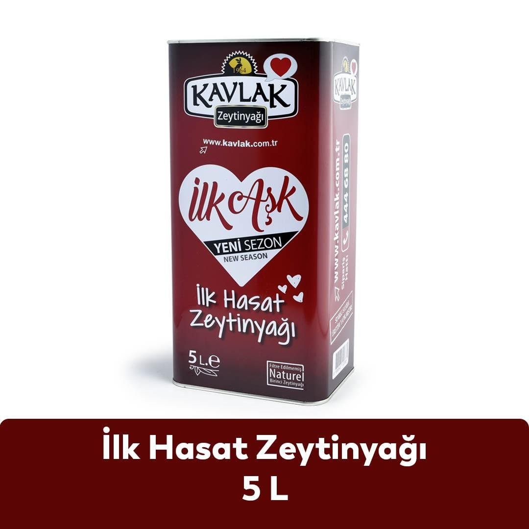 İlk Hasat Soğuk Sıkım Zeytinyağı 5 lt