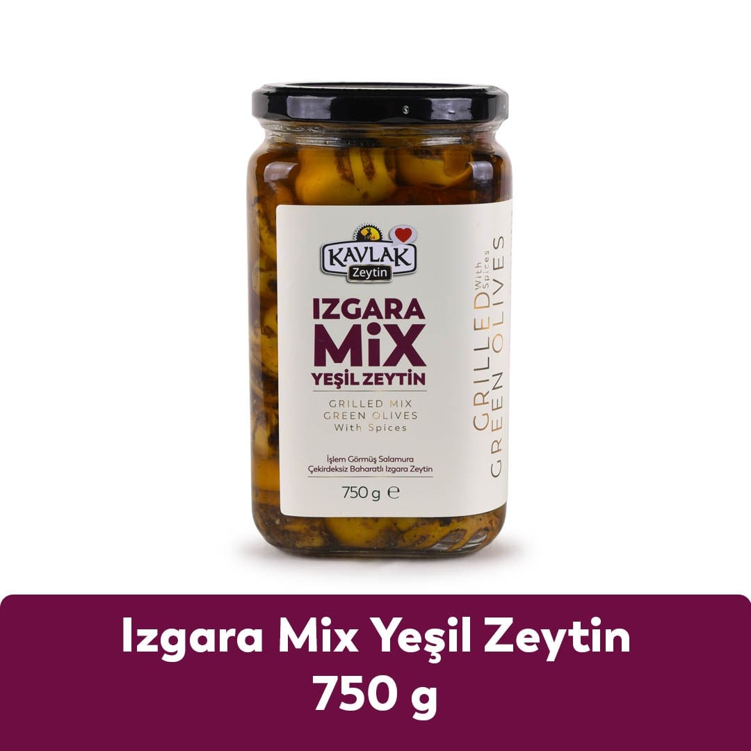 Izgara Mix Yeşil Zeytin 750 Gr 3 Al 2 Öde