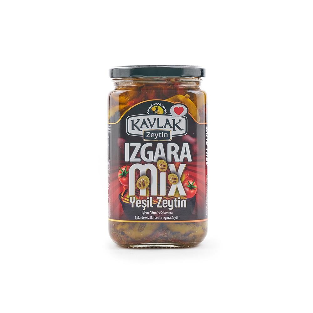 Izgara Mix Yeşil Zeytin 750 Gr