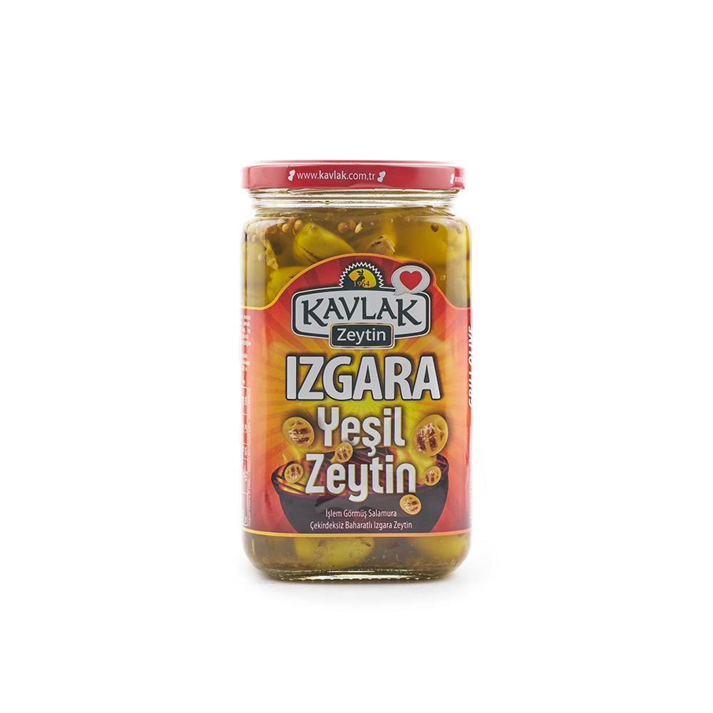 Izgara Yeşil Zeytin 750 Gr Cam Kavanoz