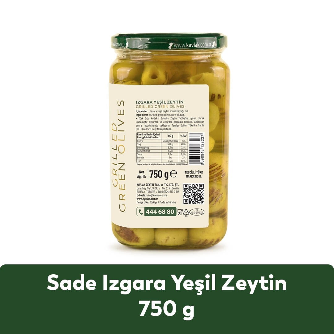 Izgara Zeytin Baharatsız 3 Al 2 Öde