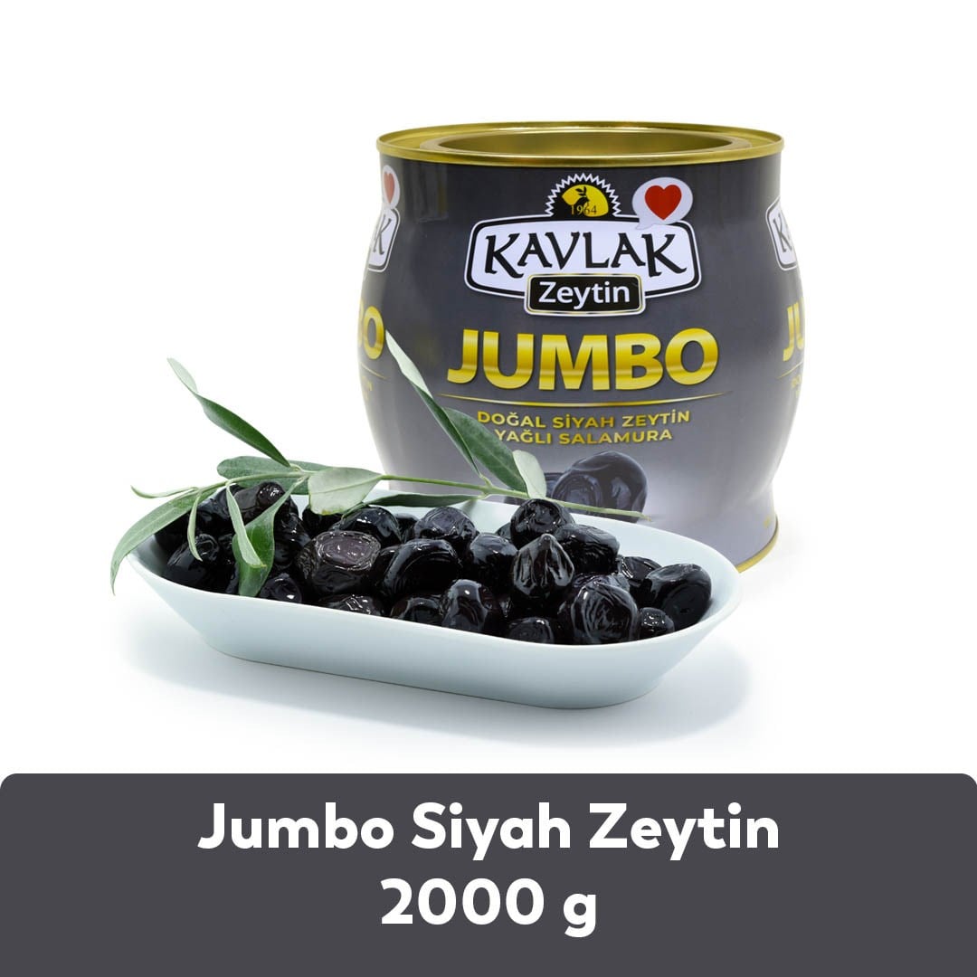 Jumbo Gemlik Siyah Zeytin 2 kg ( brüt )