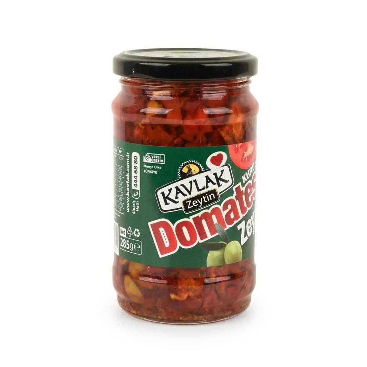 Kavlak Kuru Domatesli Yeşil Zeytin 285 Gr