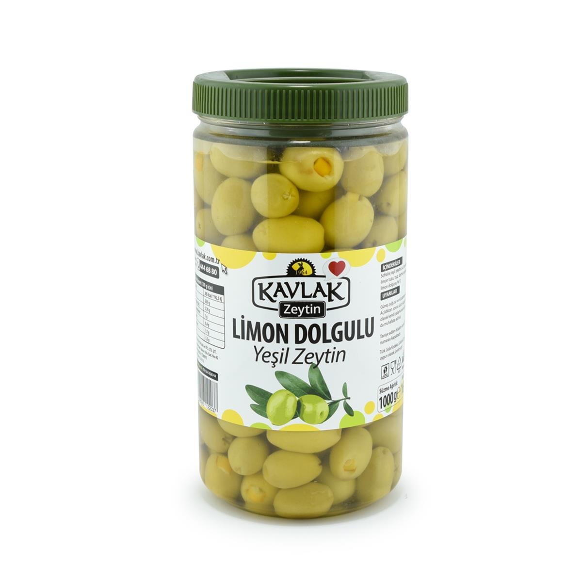 Kavlak Limonlu Yeşil Zeytin 1 kg