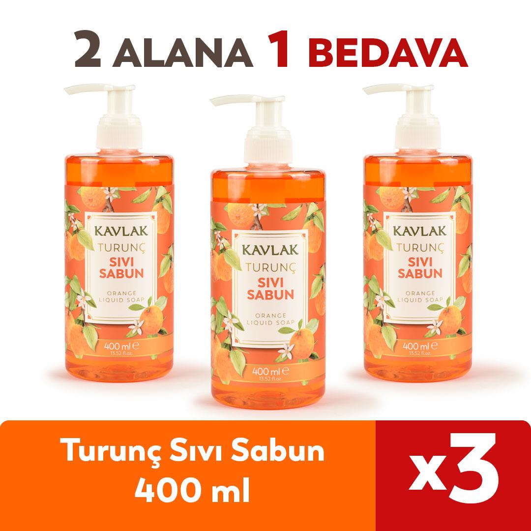 Kavlak Turunç Sıvı Sabun 400 Ml 2 Alana 1 Bedava