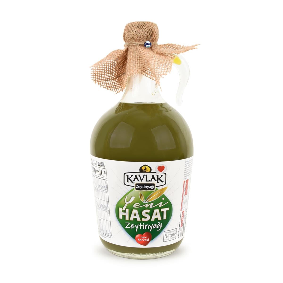 Kavlak Yeni Hasat Soğuk Sıkım Zeytinyağı 1500 Ml