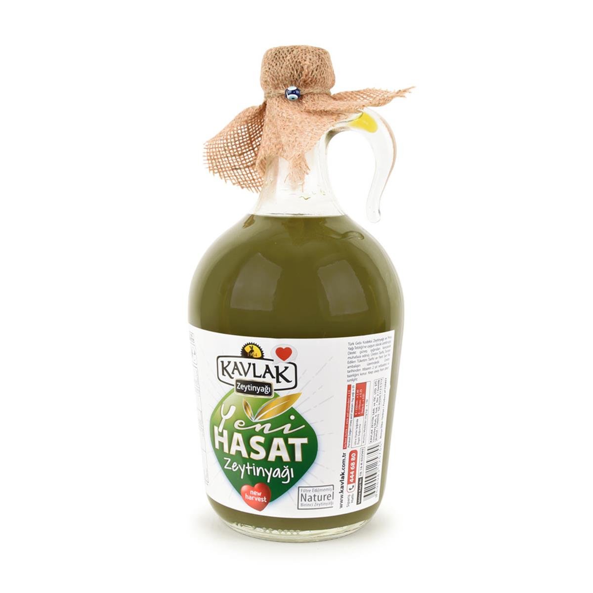 Kavlak Yeni Hasat Soğuk Sıkım Zeytinyağı 1500 Ml
