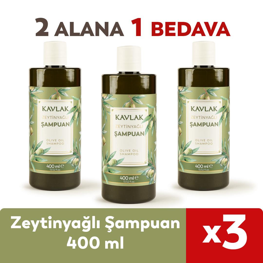 Kavlak Zeytinyağlı Şampuan 400 Ml 2 Alana 1 Bedava