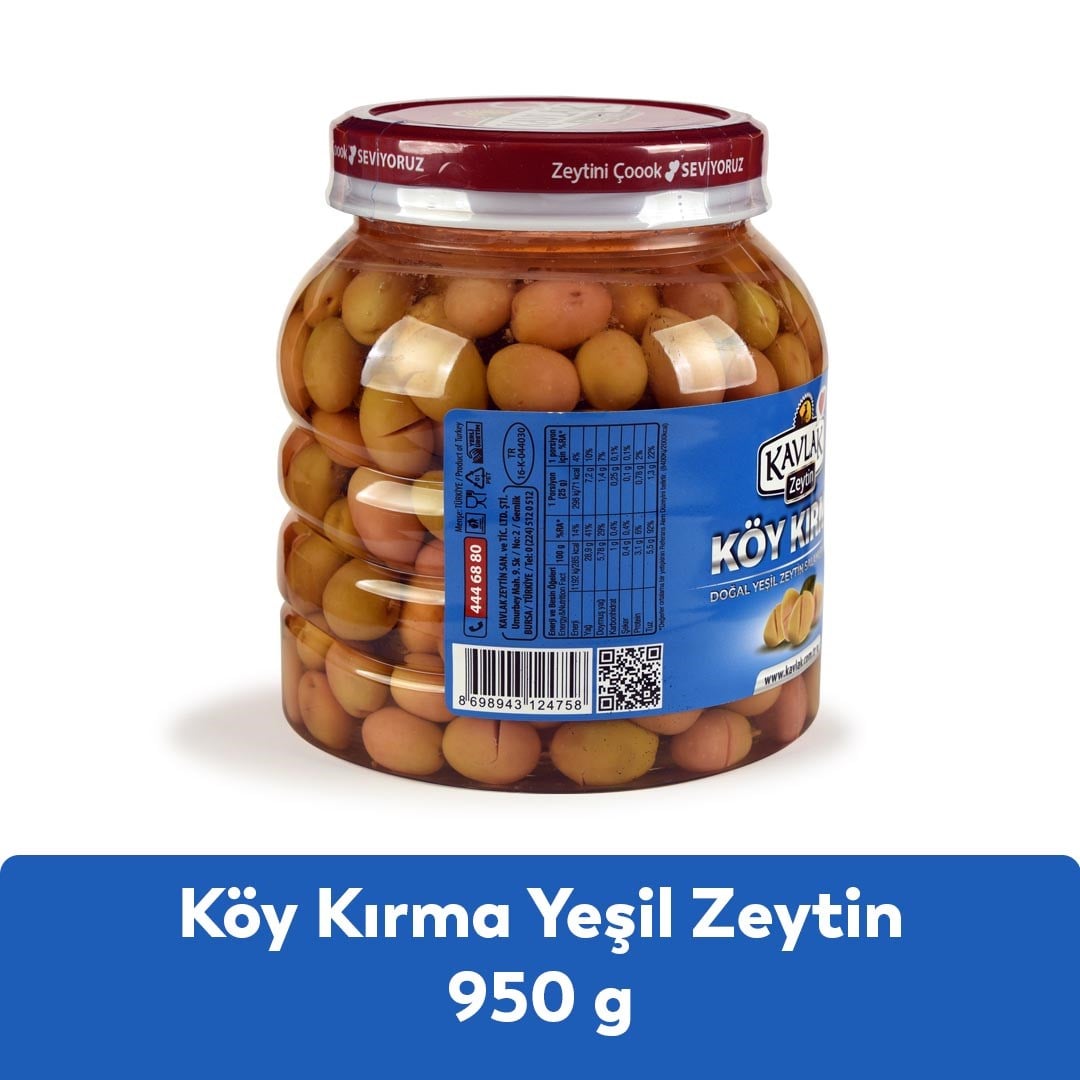 Köy Kırma Yeşil Zeytin 950 Gr 3 Al 2 Öde