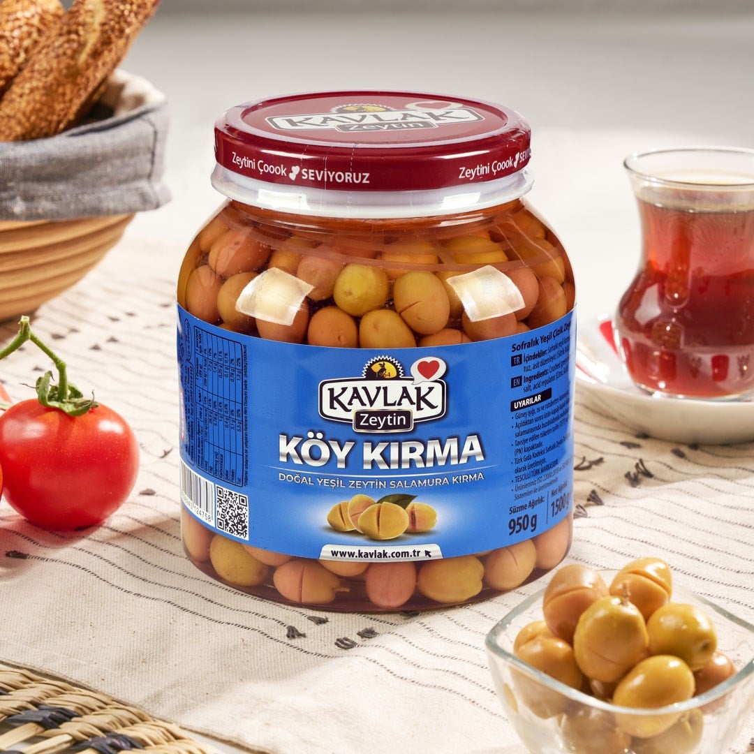 Köy Kırma Yeşil Zeytin 950 Gr