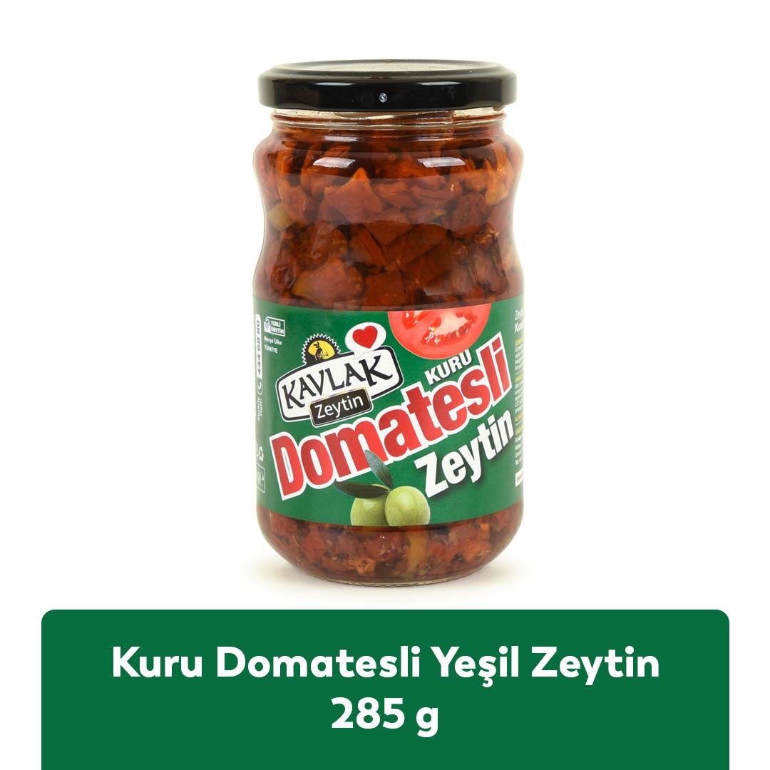 Kuru Domatesli Yeşil Zeytin 285 Gr