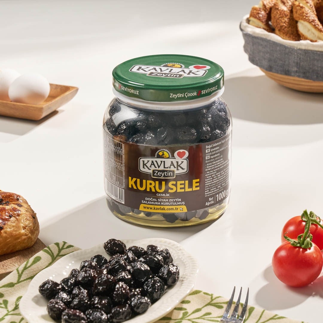 Kuru Sele Gemlik Siyah Zeytin 1 kg