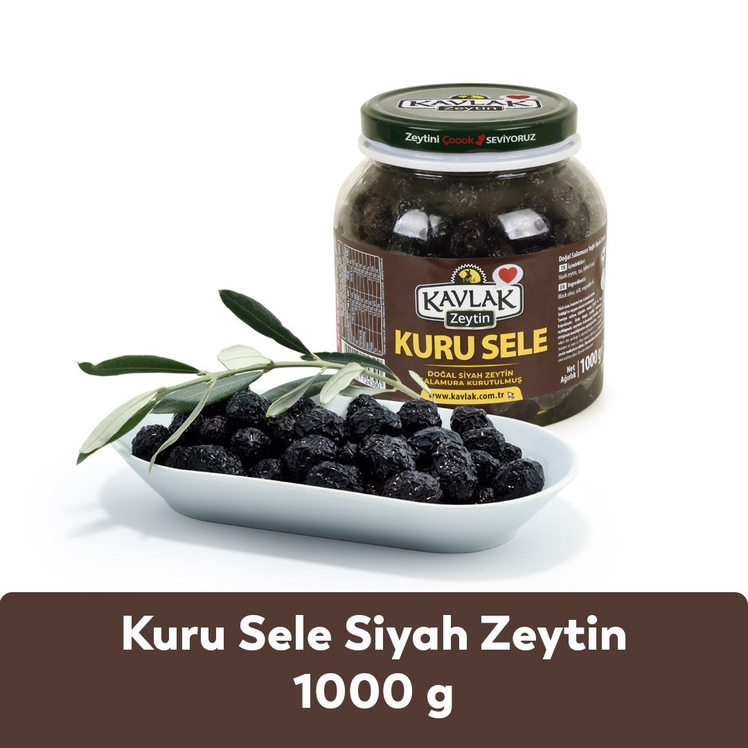 Kuru Sele Gemlik Siyah Zeytin 1 kg
