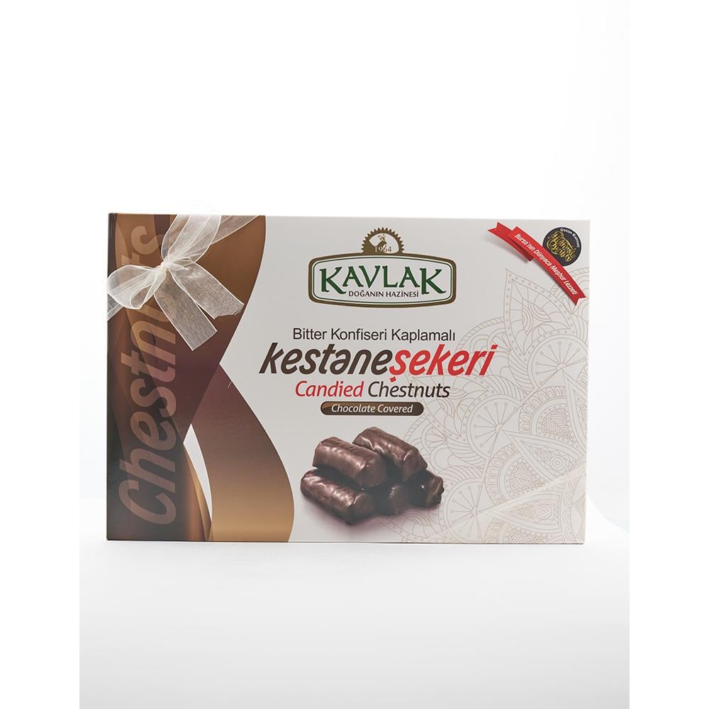 Kutu Bitter Çikolatalı Kestane Şekeri 480 gr