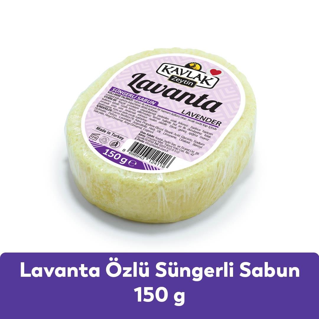 Lavanta Özlü Süngerli Sabun