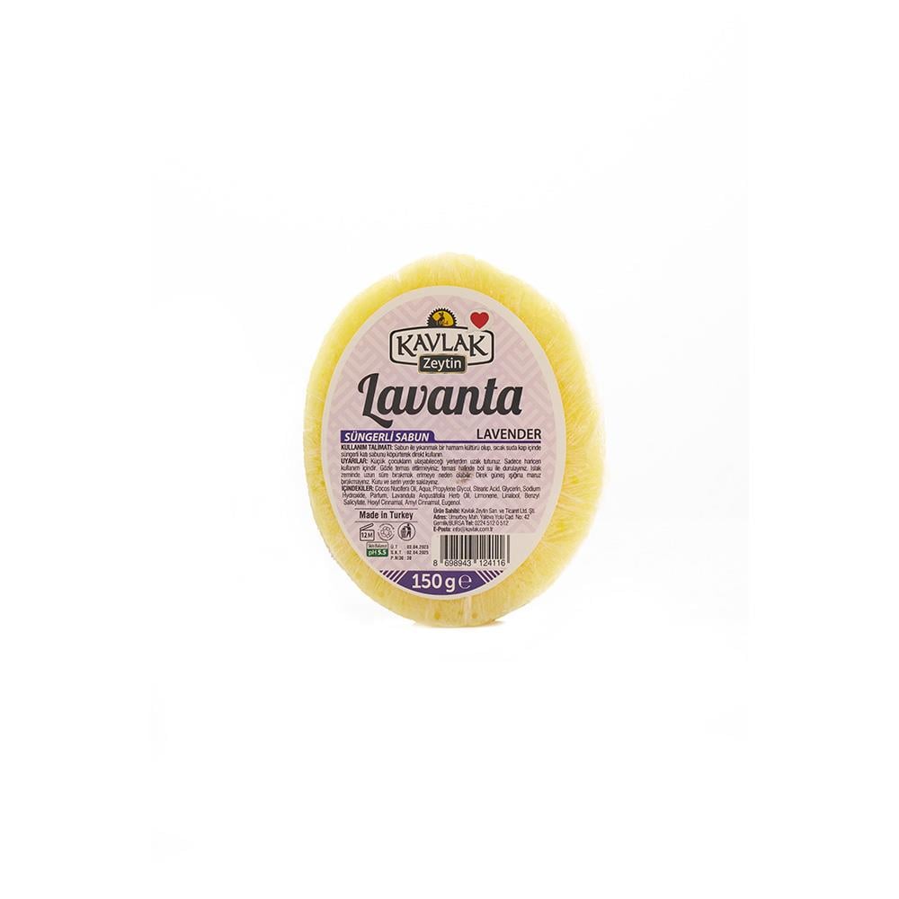 Lavanta Özlü Süngerli Sabun