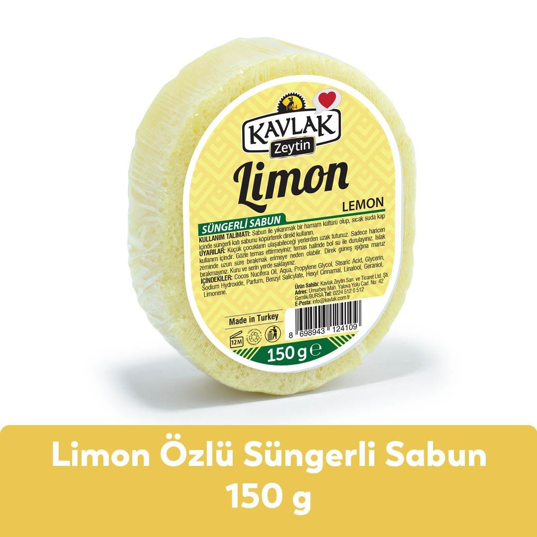Limon Özlü Süngerli Sabun