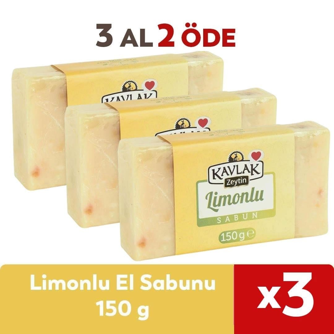 Limonlu El Yapımı Sabun 150 gr 3 Al 2 Öde