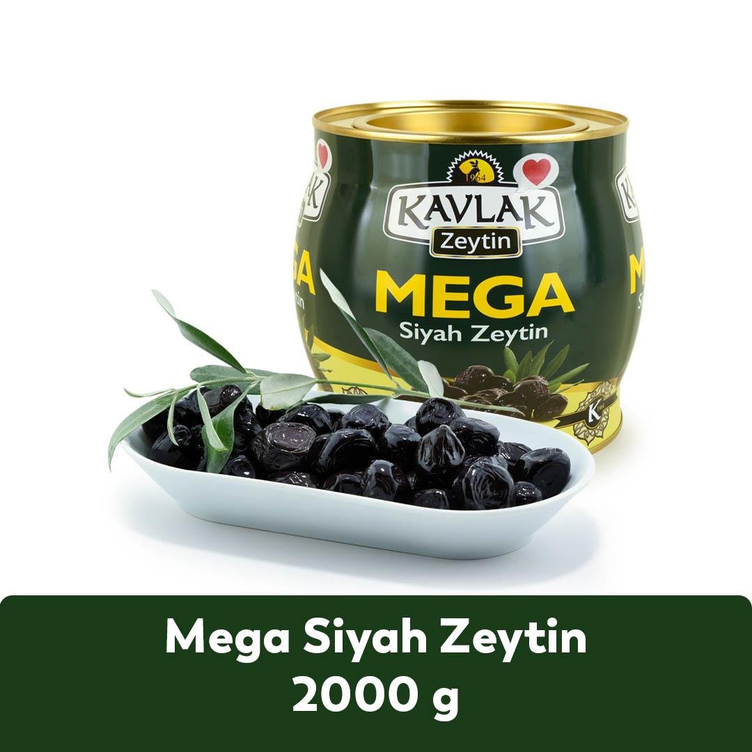 Mega Gemlik Siyah Zeytin 2 Kg (brüt)