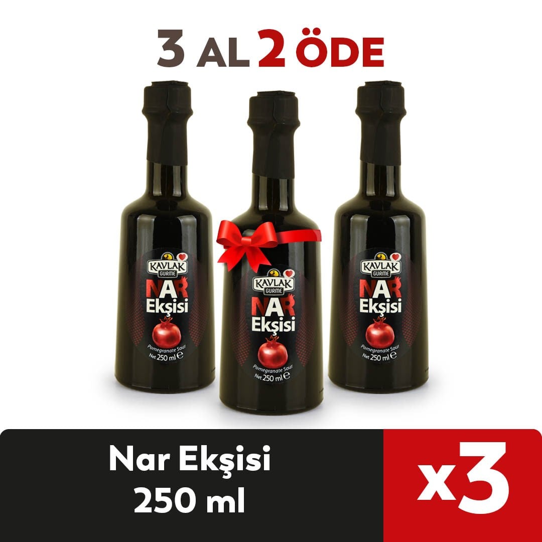 NAR EKŞİSİ CLASSY CAM ŞİŞE 250 ML 3 AL 2 ÖDE