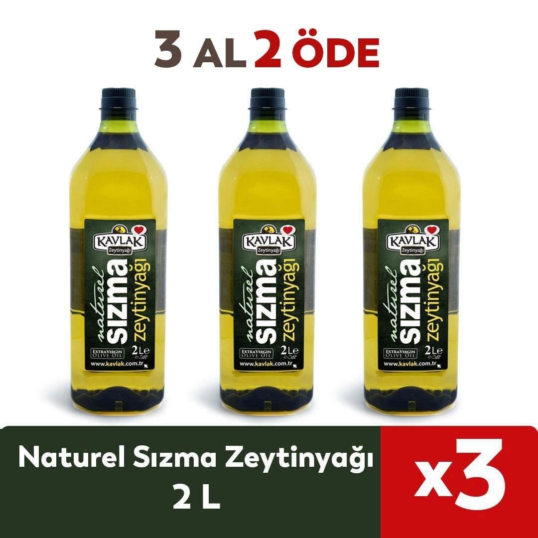 Naturel Sızma Zeytinyağı 2 lt 3 Al 2 Öde
