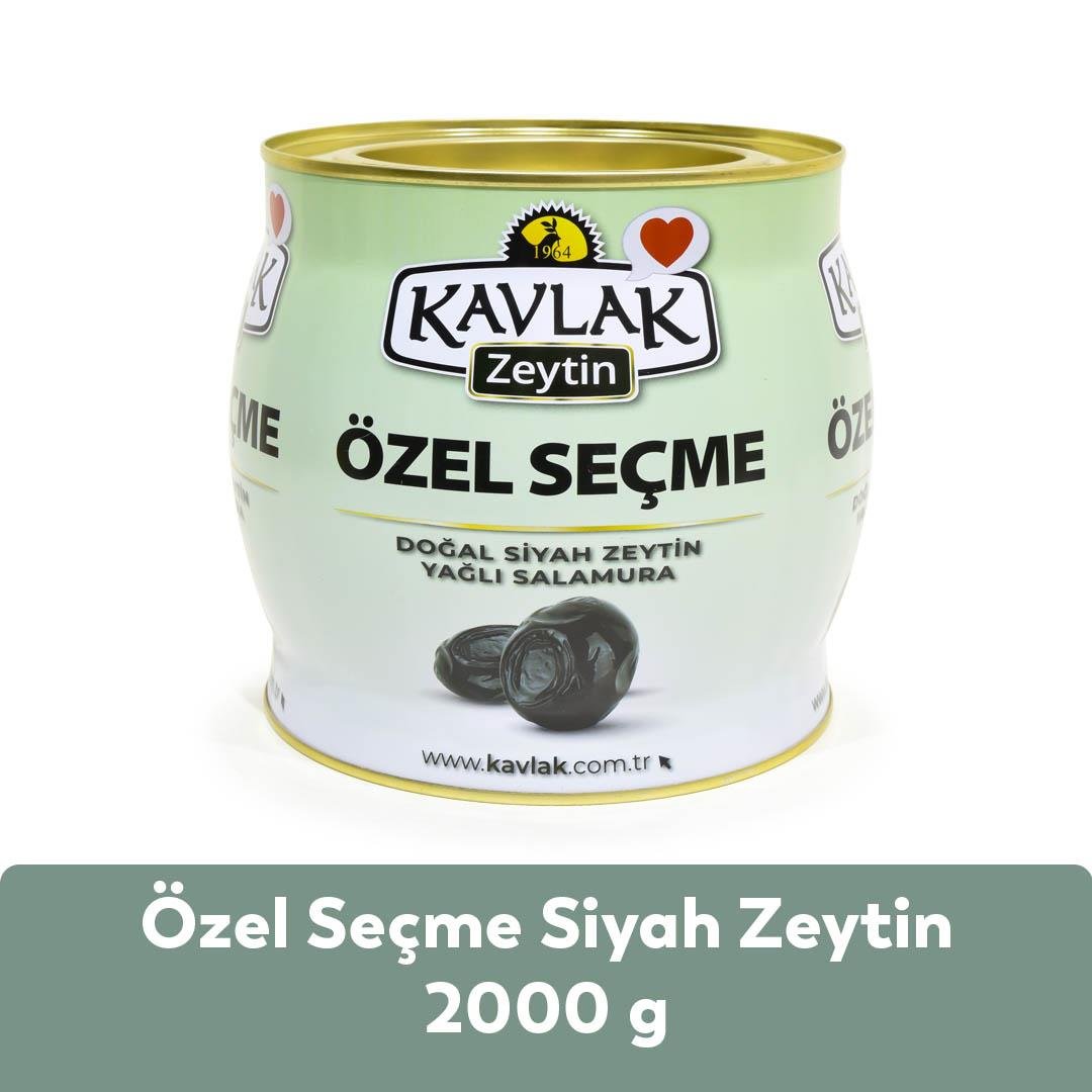 Özel Seçme Gemlik Siyah Zeytin 2 Kg ( brüt )