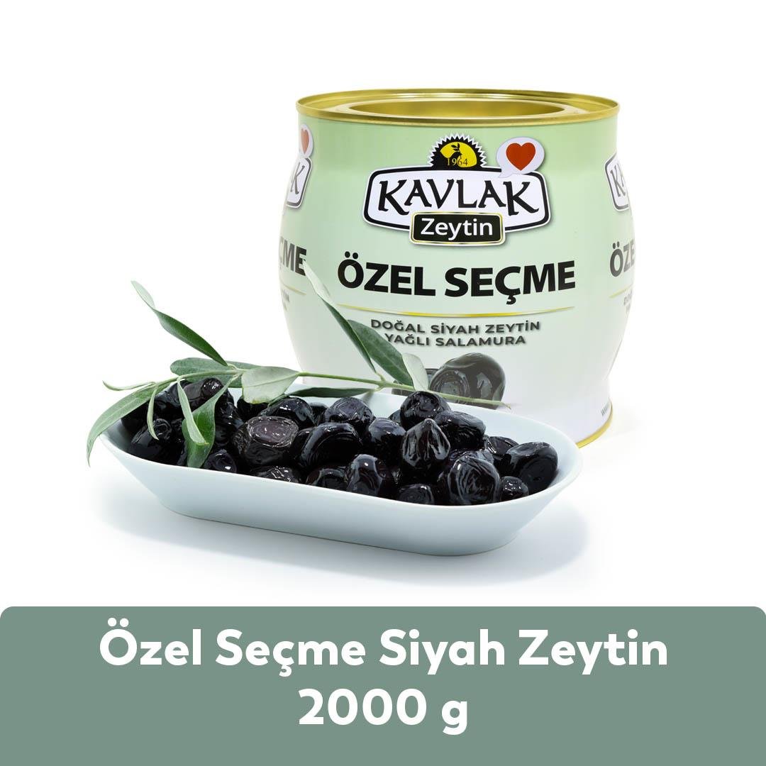 Özel Seçme Gemlik Siyah Zeytin 2 Kg ( brüt )