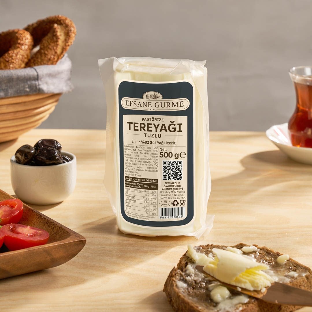 Pastorize Tereyağı Tuzlu 500 Gr