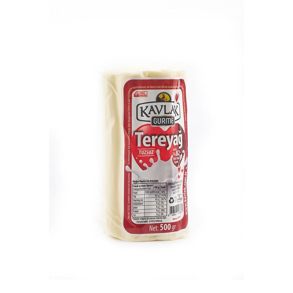 Pastorize Tereyağı Tuzsuz 500 gr