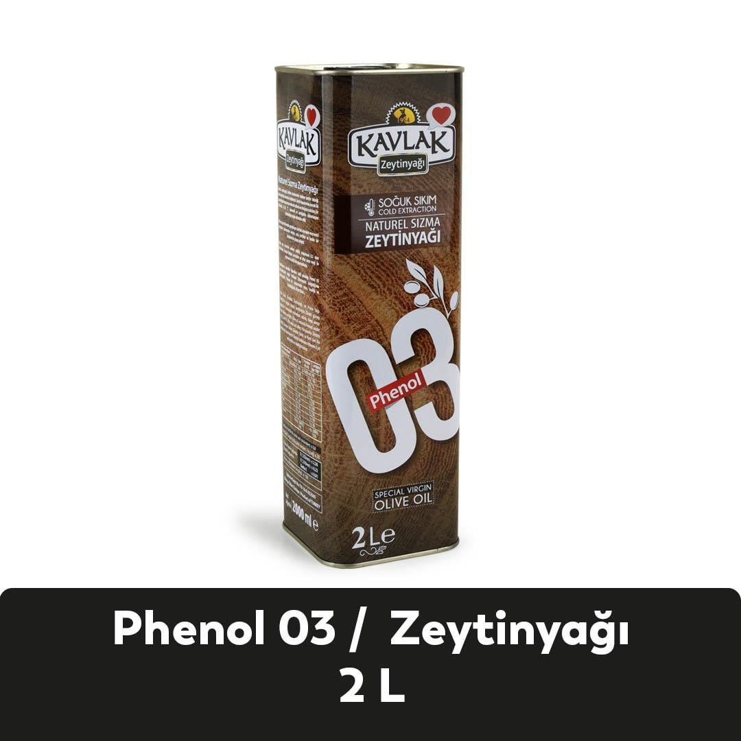 Phenol 03 Soğuk Sıkım Zeytinyağı 2 Lt