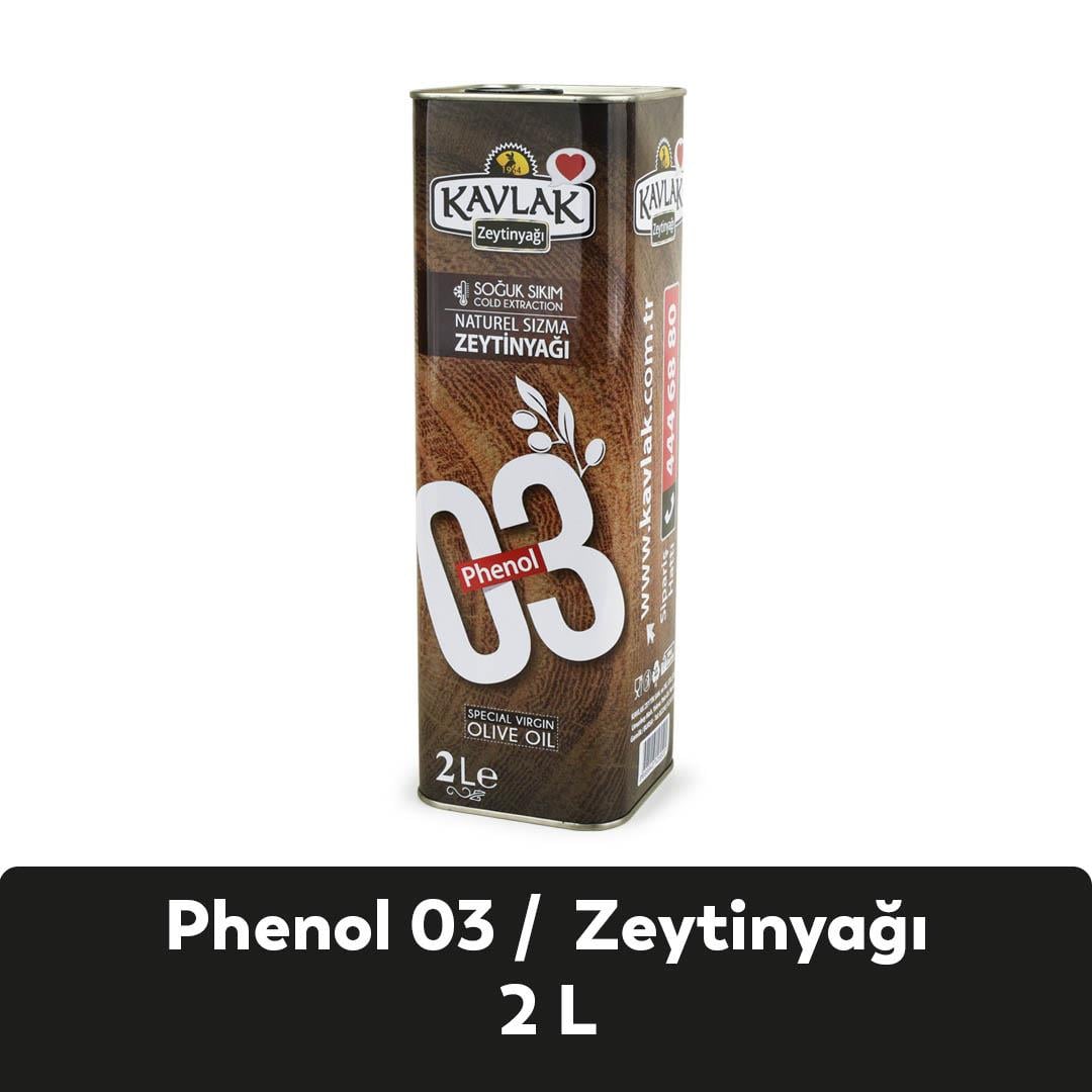 Phenol 03 Soğuk Sıkım Zeytinyağı 2 Lt