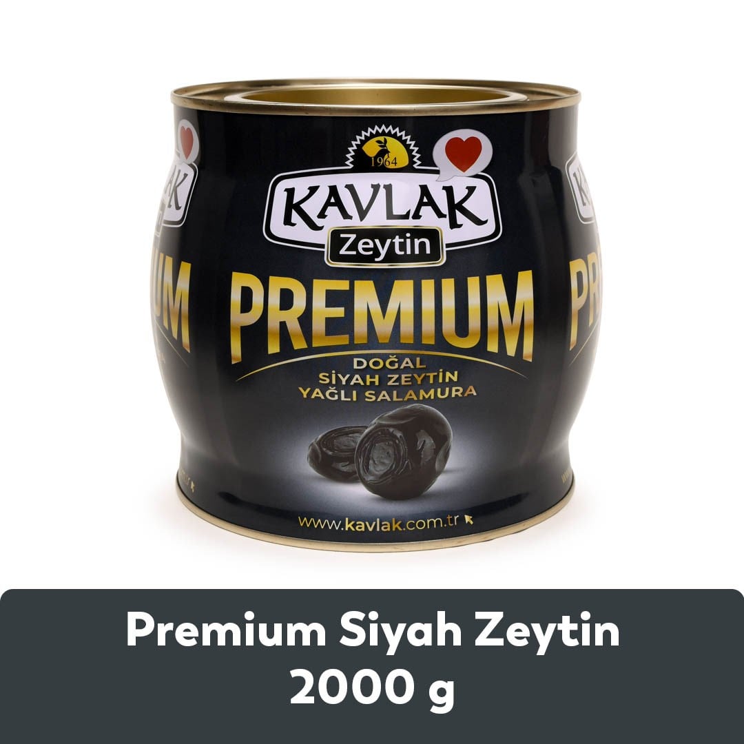 Premium Gemlik Siyah Zeytin 2 Kg ( brüt )