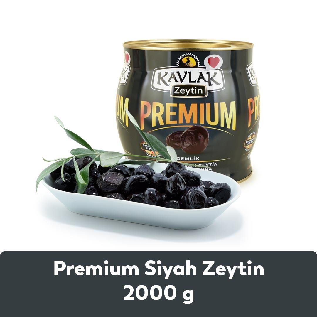 Premium Gemlik Siyah Zeytin 2 Kg ( brüt )