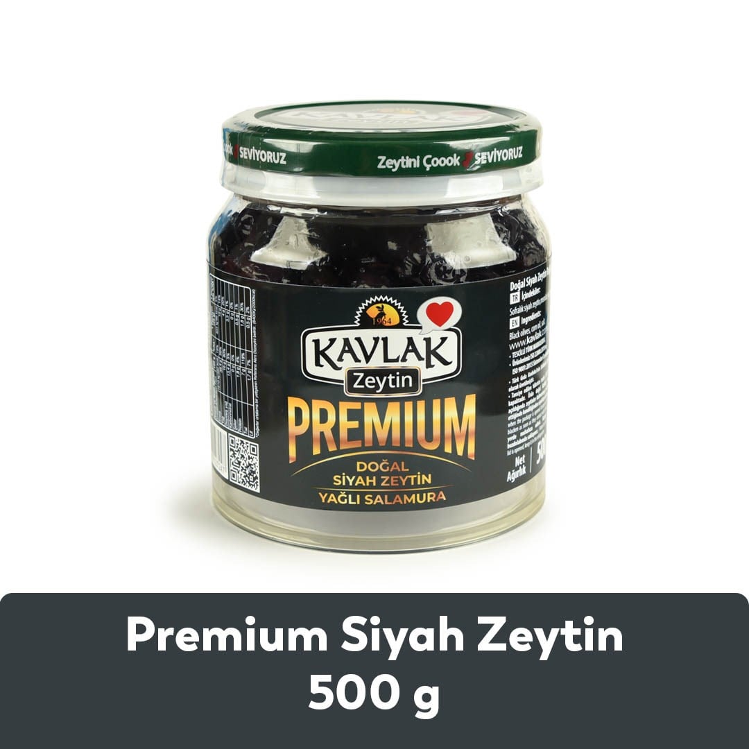 Premium Gemlik Siyah Zeytin 500 GR 2 ALANA 1 BEDAVA 