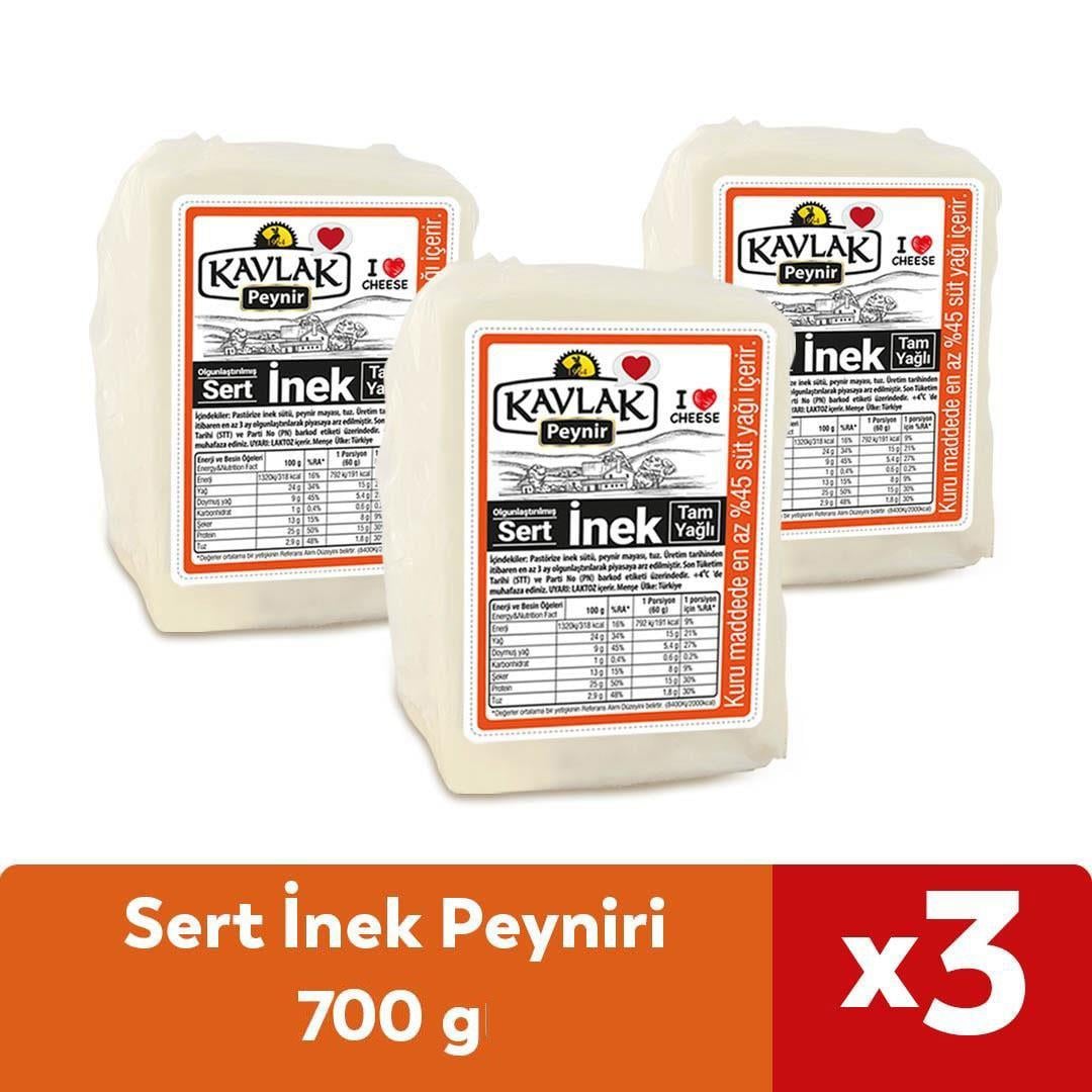 Sert İnek Peyniri 720 GR 3 lü