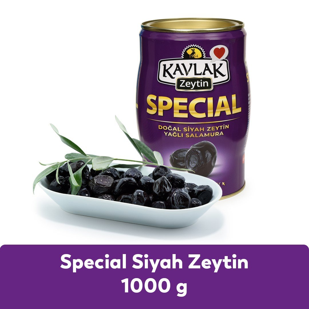 Special Siyah Zeytin 1 KG Teneke