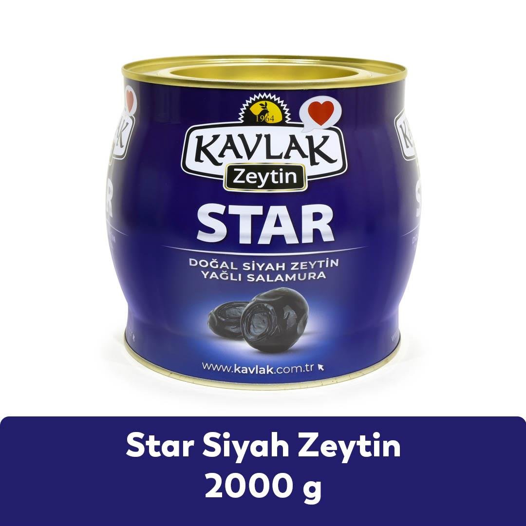 Star Gemlik Siyah Zeytin 2 Kg (brüt)