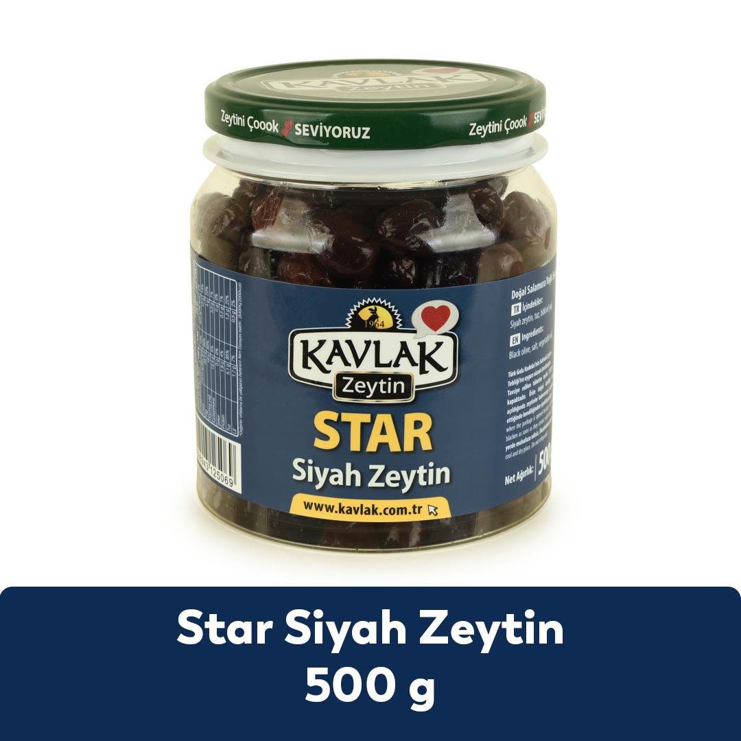 Star Siyah Zeytin 500 Gr