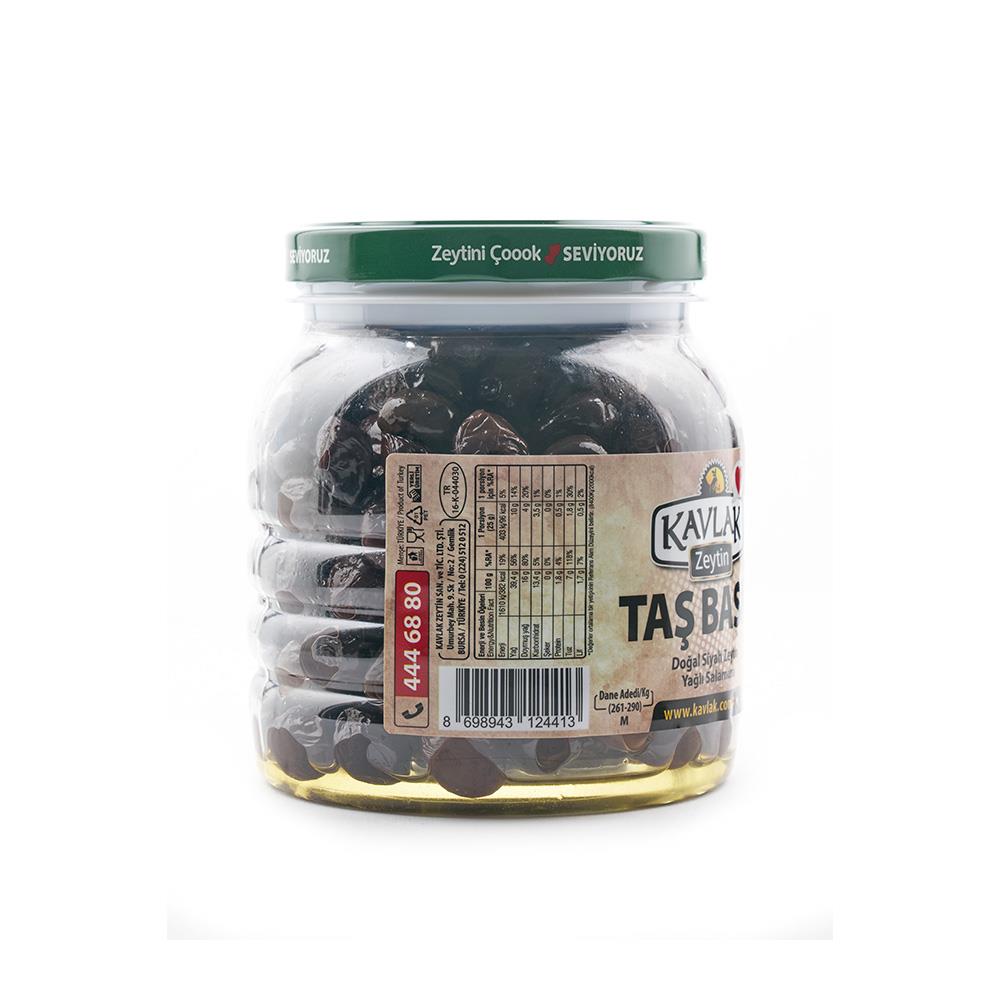 Taş Baskı Gemlik Siyah Zeytin 1 Kg Pet
