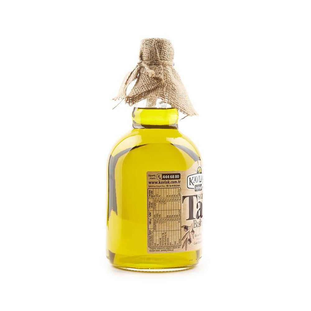 Taş Baskı Soğuk Sıkım Zeytinyağı 1 lt Gallone Cam Şişe